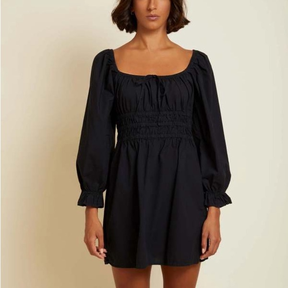 NATION LTD Marisol Dress - Jet Black